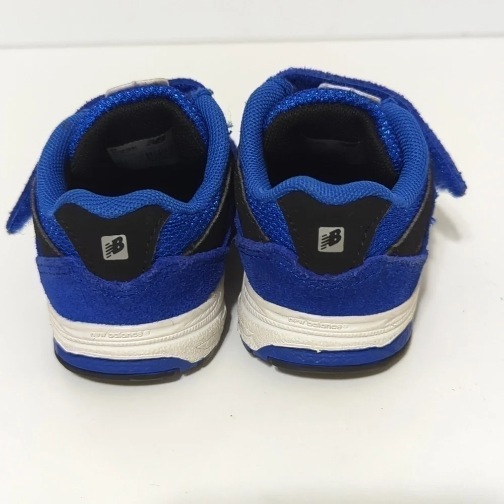 New Balance 888 blue suede sneakers toddler size 4 EU 20 - Picture 4 of 9